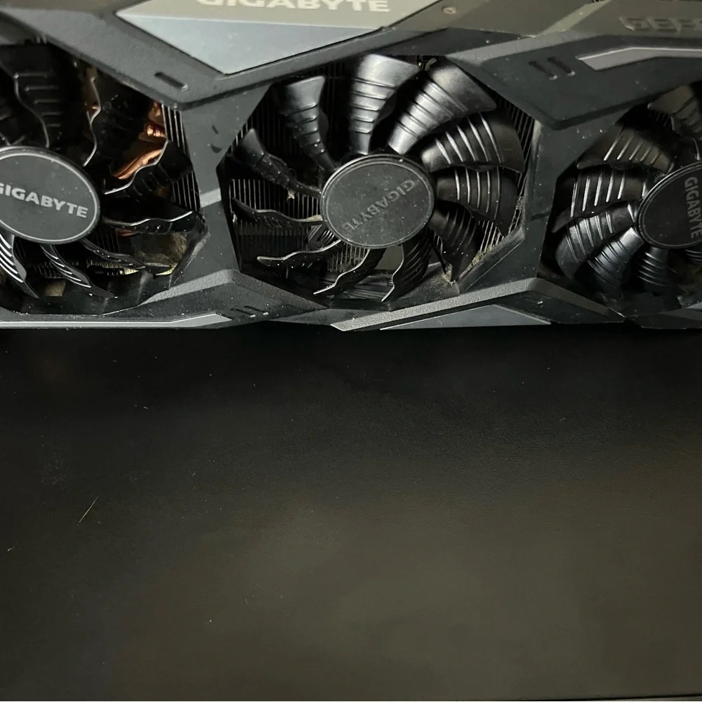 GIGABYTE Black and Silver Graphics Card